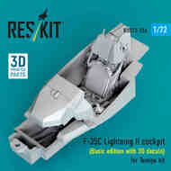 Lockheed-Martin F-35C Lightning II cockpit (Basic edition with 3D decals) #RSU72-0334