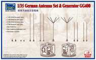  Riich Models  1/35 German Antenna Set & GG400 Generator (Model k RIH30014