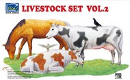  Riich Models  1/35 Livestock Set Vol.2: Horse, Cows, Pigeons RIH35015