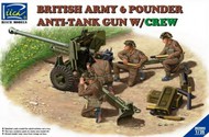 British Army 6-Pdr. Infantry Anti-Tank Gun w/4 Crew #RIH35042