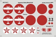  Rising Decals  1/72 Japanese Early Birds Part II RD72077
