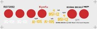 Rising Decals  1/72 Kyofu Japanese Navy Floatplane Fighter RD72092