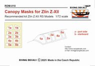 Canopy mask for Zlin Z-XII #RDM-010