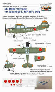 Ski Undercarriage for Japanese L-19A Bird Dog #RISACR046