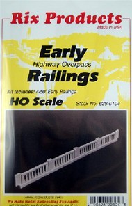  RIX PRODUCTS  HO 50' 1930's Railings (4) RIX104