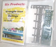  RIX PRODUCTS  HO 50' Wrought Iron Highway Overpass Railings (4) RIX124