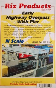  RIX PRODUCTS  N 50' Highway Overpass w/Pier RIX152