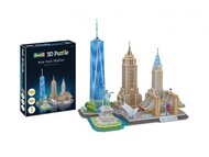 New York, USA Skyline 3D Foam Puzzle (123pcs) #RVL142