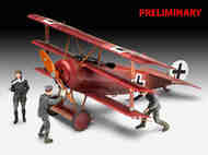 Fokker DR.1 Triplane 75 Years of Plastic Model building #RVL3762