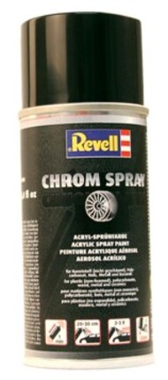  Revell of Germany  NoScale 150ml Acrylic Chrome Spray RVL39628