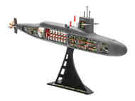  Revell of Germany  1/253 SSB Abraham Lincoln with Interior RVL5185