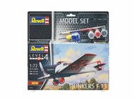  Revell of Germany  1/72 Junkers F-13 Aircraft w/paint & glue RVL63870