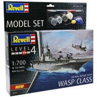 USS Wasp Class Assault Aircraft Carrier w/paint & glue #RVL65178
