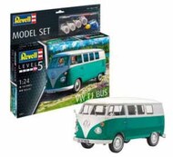  Revell of Germany  1/24 VW T1 Samba Bus Hardtop w/paint & glue RVL67675