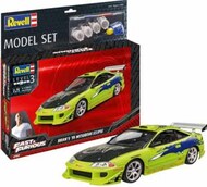  Revell of Germany  1/25 Fast & Furious Brian's 1995 Mitsubishi Eclipse Car w/paint & glue RVL67691