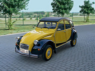  Revell of Germany  1/24 Citroen 2CV Charleston Car OUT OF STOCK IN US, HIGHER PRICED SOURCED IN EUROPE RVL7095