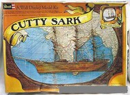  Revell of Germany  1/219 Collection - Ye Olde Ships Gallery Cutty Sark (1/2 Hull with Wall Display Frame) RVLH802