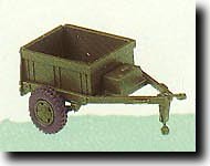  Herpa Minitanks/Roco  1/87 1.5-Ton Ammunition Trailer (Olive Green) HER573