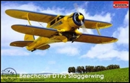 Beechcraft D17S Staggerwing Light Commercial BiPlane #ROD446