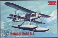  Roden  1/48 Heinkel He51B2 BiPlane Fighter w/Floats ROD453