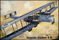  Roden  1/72 Zeppelin Staaken R VI Heavy WWI German BiPlane Bomber ROD50