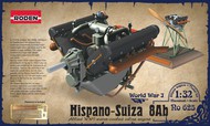 Hispano Suiza 8Ab WWI 150hp V-Figurative Water-Cooled Aircraft Engine #ROD625