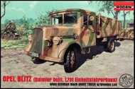 Opel Blitz (Daimler Built, L701 Einheits) WWII German Cargo Truck w/Wooden-Type Cab #ROD719