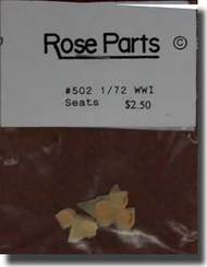  Rose Parts  1/72 Generic Aircraft Seat - WW I (6) ROS502