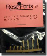  Rose Parts  1/72 Schwarzlose M7/12 Machine Gun (Jacketed) ROS514