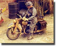 German DKW Motorcycle Rider #RML266