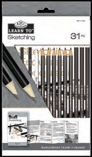  Royal Langnickel  NoScale Learn to Sketching Art Set (31pc) RAL37321