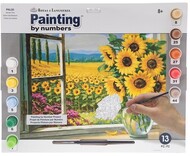  Royal Langnickel  NoScale Harvest Time (Sunflowers) Paint by Number Age 8+ (11.25"x15.375") RAL38204
