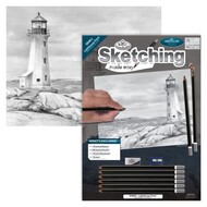  Royal Langnickel  NoScale Lighthouse Point Sketching Made Easy Age 8+ (11.25"x15.375") RAL5705