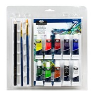  Royal Langnickel  NoScale Essentials Acrylic Art Set in Clamshell Package (15pc) RAL8406
