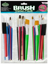  Royal Langnickel  NoScale Assorted Craft Brushes 25pc Value Pack RAL8940
