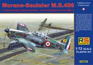 Morane Saulnier MS406 French WWII Fighter #RSMI92118