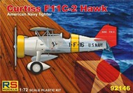  RS Models  1/72 Curtiss F11C2 Hawk USN Fighter RSMI92146
