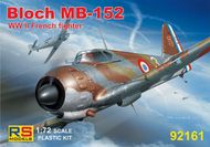  RS Models  1/72 Bloch MB-152 w/resin Battle of France 1940 RSMI92161