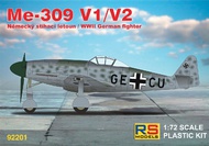  RS Models  1/72 Messerschmitt Me 309V-1 and Me 309V-2 RSMI92201