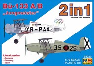  RS Models  1/72 Bucker Bu 133A/B Jungmeister 2 kits/5 marking RSMI92220