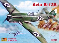  RS Models  1/72 Avia B-1351. Avia B-135 RSMI92241