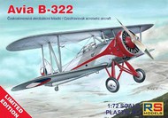  RS Models  1/72 Avia B-322 LIMITED!!! resin fuselage with injection moulded wings etc RSMI94002