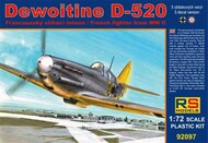  RS Models  1/72 Dewoitine D.520 Decals Luftwaffe RSMI92097