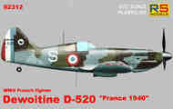 Dewoitine D-520 France 1940 / 5 decal version RSMI92312