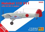  RS Models  1/72 Heinkel He.112V-11 3 decal v. for Germany, Japan, Luftwaffe RSMI94008