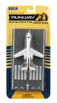  RUNWAY 24  NoScale Private Jet (White) RWY205