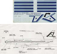 McDonnell-Douglas DC-10 ARIANA AFGHAN YA-LAS #RW3021