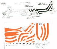  Runway 30  1/144 Douglas DC-8 Bicentenial scheme with cross . . RW30USA1