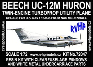  RVHP Resin Conversion Kit  1/72 Beech UC-12M Huron (USN) RVH72047