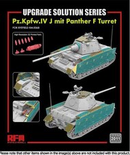 Rye Field Models  1/35 Pz.Kpfw.IV J mit Panther F Turret Upgrade Set (RFM kit) RFM2011